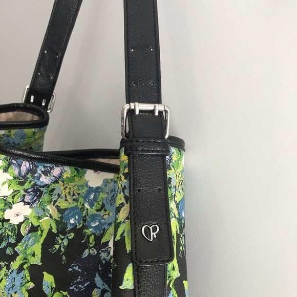 Charlotte Ronson Floral Tote Bag - Picture 6 of 12